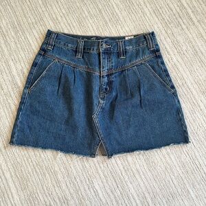 NWOT Free People Denim Mini Skirt (sz 28)